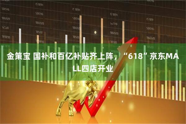 金策宝 国补和百亿补贴齐上阵，“618”京东MALL四店开业
